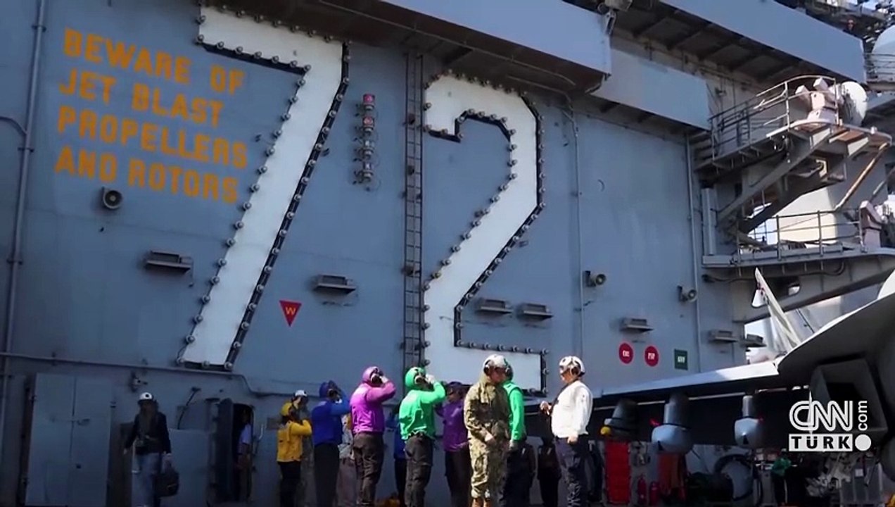 Dünyanın en büyük savaş gemisi! Orta Doğu'da askeri hareketlilik