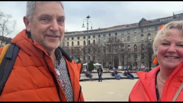 A Milano la valanga arancione, ovvero i tifosi olandesi: siamo 4 mila