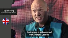 Anthony Joshua's crash the turning point for my comeback - Fury
