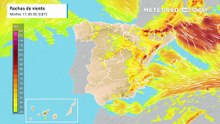 El viento volverá con fuerza a partir de mañana