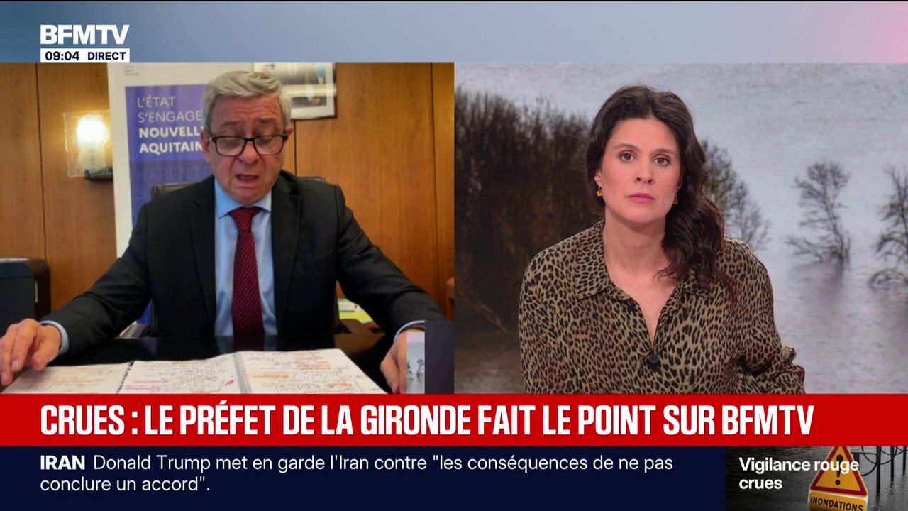 "Une vigilance particulière sur la Dordogne et la Garonne": le préfet de la Gironde fait le point sur l'épisode de crues