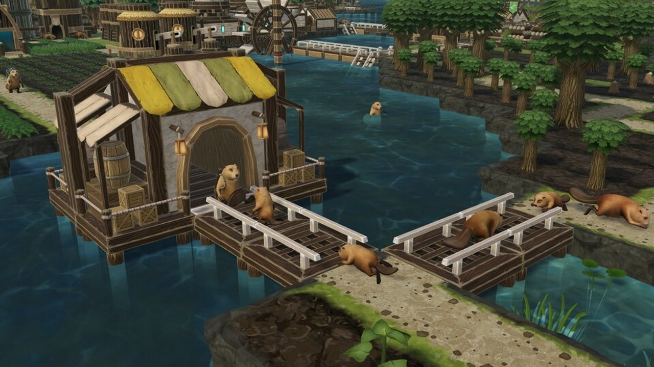 Im tierischen Aufbauspiel Timberborn bauen die Biber eine zerstörte Welt wieder auf - jetzt naht der finale Release