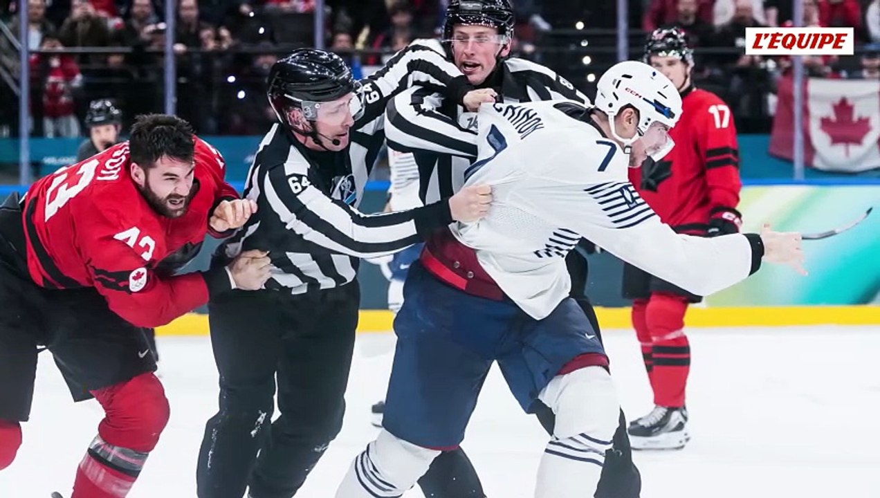 Pierre Crinon suspendu jusqu'à la fin des JO 2026 par la Fédération française après son expulsion face au Canada - JO 2026 - Hockey sur glace