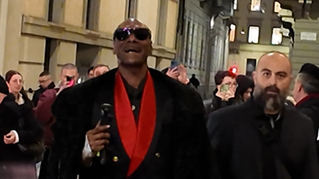 Snoop Dogg arriva alla Scala di Milano: «I love it»