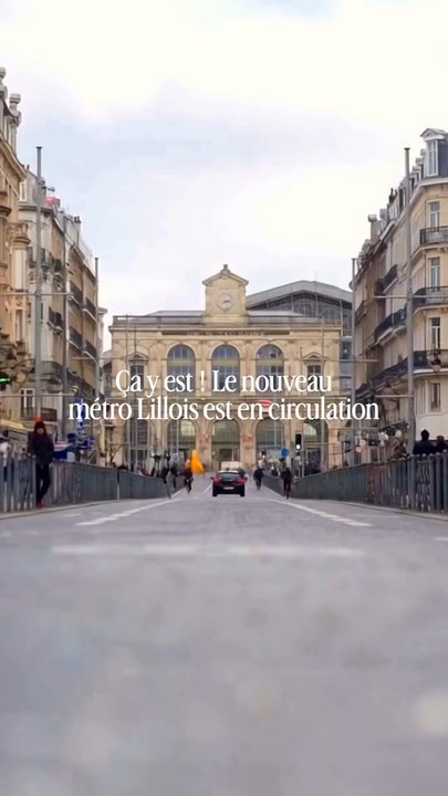 Tu peux enfin prendre le nouveau métro sur la l...