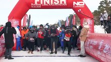 Burabay Ice: Over a thousand runners brave -15°C on frozen lake in Kazakhstan