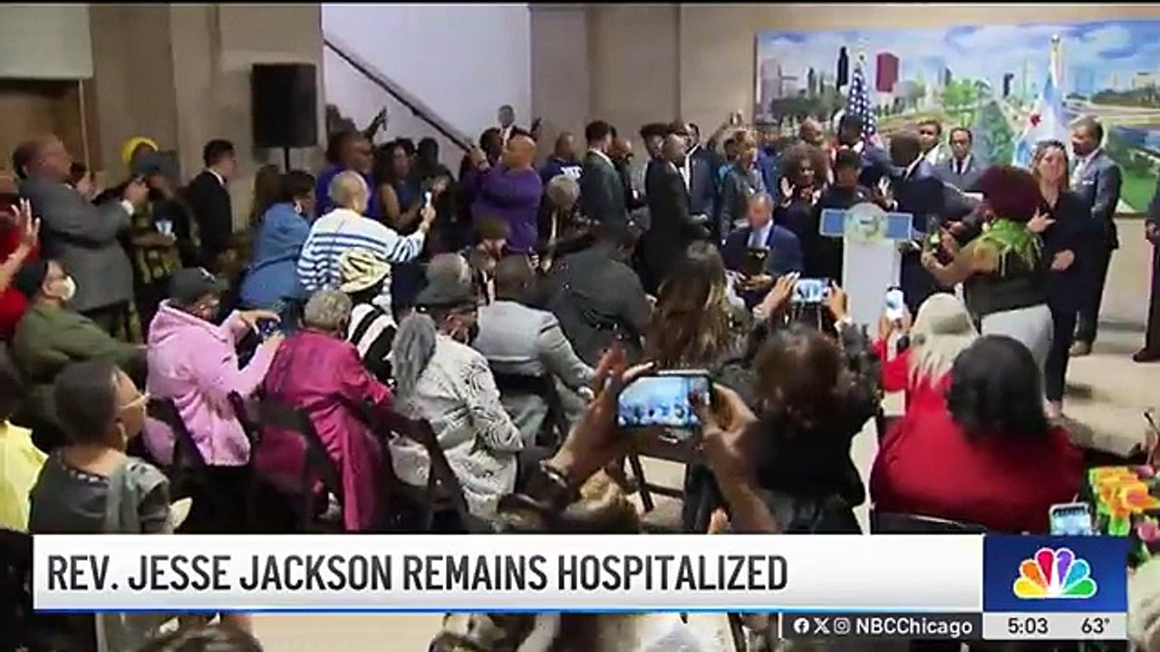 Civil rights icon Rev. Jesse Jackson remains hospitalized for rare disorder