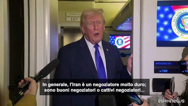 Trump mette in guardia Teheran: conseguenze se mancato accordo