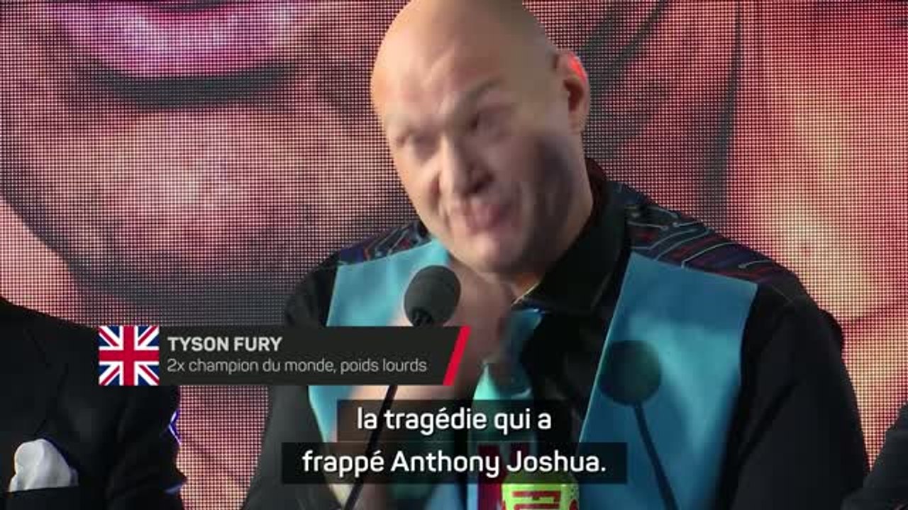 Poids lourds - Fury affirme que l'accident de Joshua l'a poussé à revenir