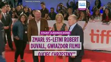 Aktor „Ojca chrzestnego" i „Czasu apokalipsy" Robert Duvall zmarł w wieku 95 lat