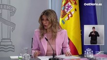 Yolanda Díaz: "Mientras las derechas se ocupan de la prohibición del burka el Gobierno aprueba medidas para mejorar la vida de la gente"