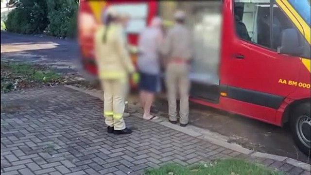 Após passar mal, idoso é socorrido pelo Siate na Rua Arquitetura