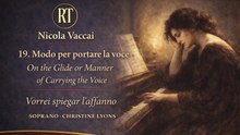 Vorrei spiegar l’affanno ( Vaccai | Portamento 1 ) Christine Lyons Soprano