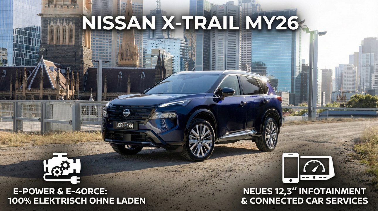 2026 Nissan X-TRAIL MY26 Deep Ocean Blue: Preise & Technik