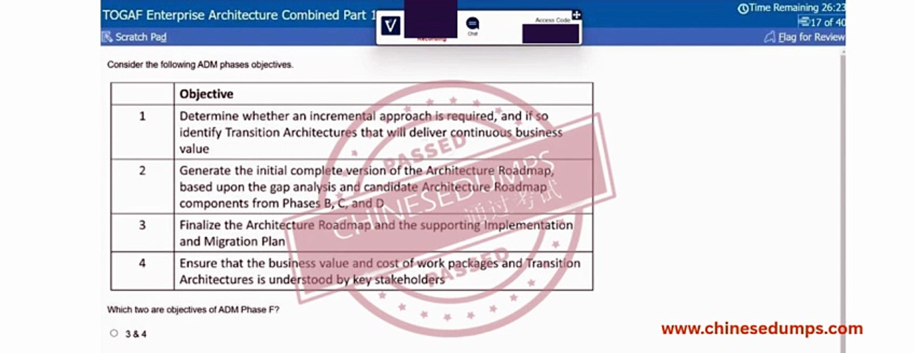 TOGAF Enterprise Architecture (OG0-093)