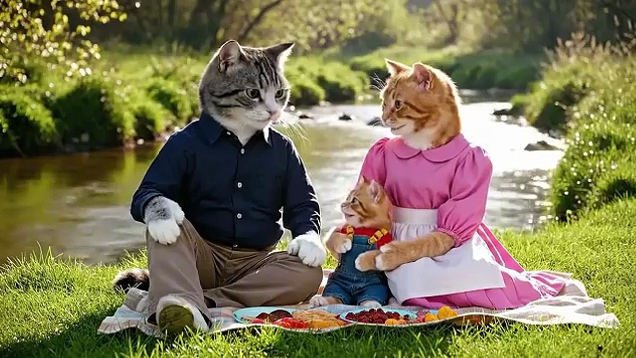- Mama Cat and  Kitten - Funny Cat Videos
