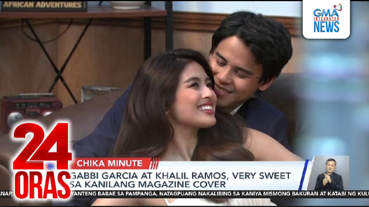 Gabbi Garcia at Khalil Ramos, very sweet sa kanilang magazine cover | 24 Oras