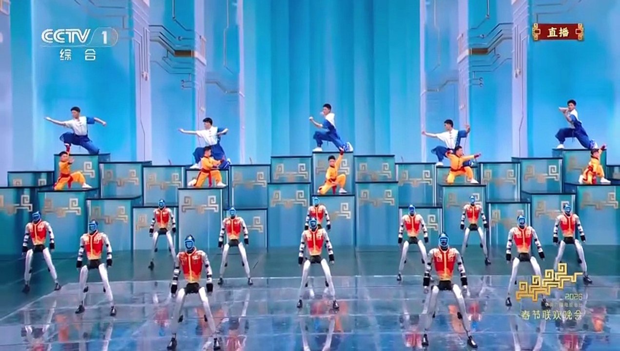 China's advanced humanoid robots perform during Spring Festival gala