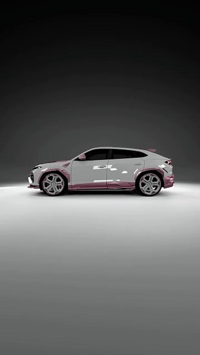 💗 Pink carbon. Pure confidence.LARGENDA styling kit  for Lamborghini Urus SE reveals how bold c