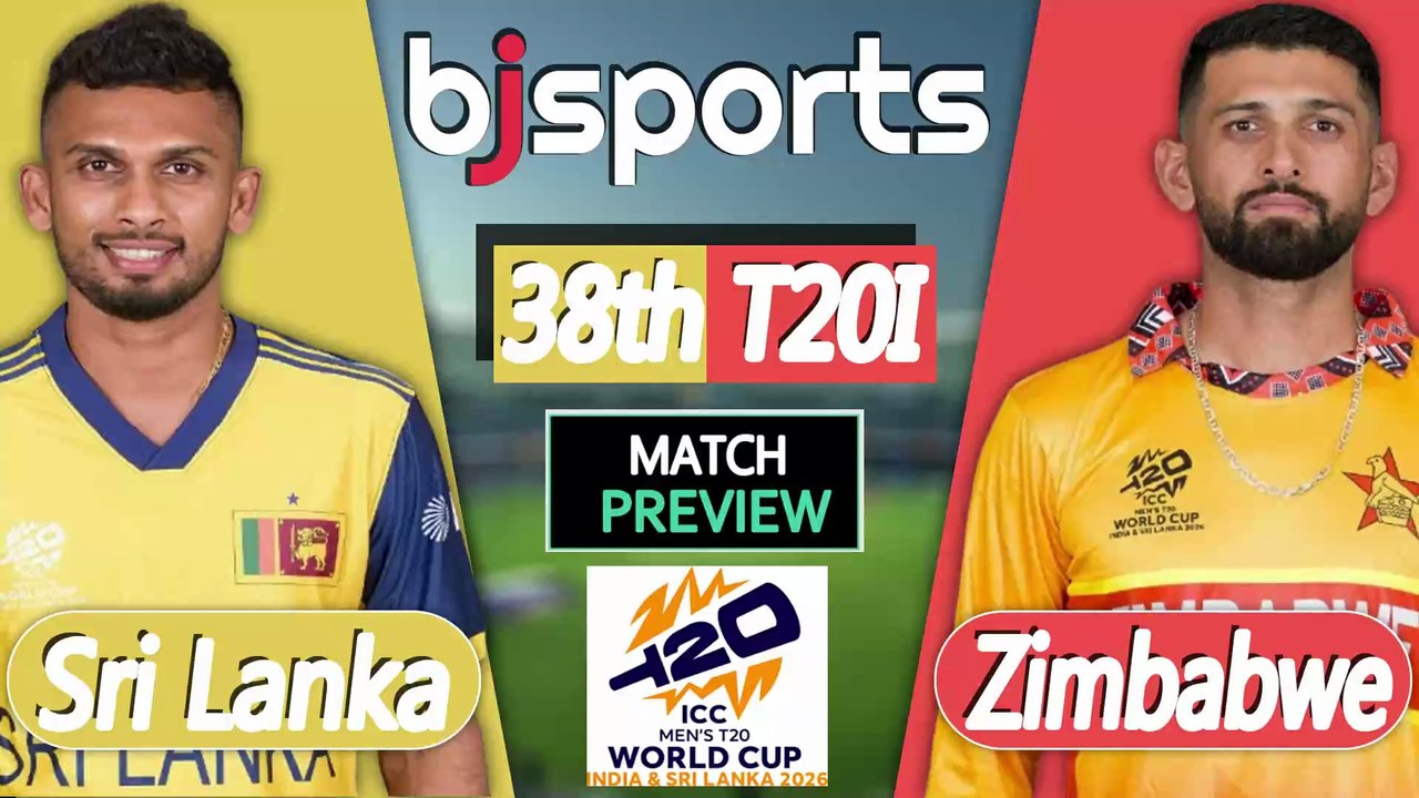 T20 World Cup 2026 | Sri Lanka  vs Zimbabwe 38th Match T20l Match Preview |
