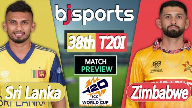 T20 World Cup 2026 | Sri Lanka vs Zimbabwe 38th Match T20l Match Preview |