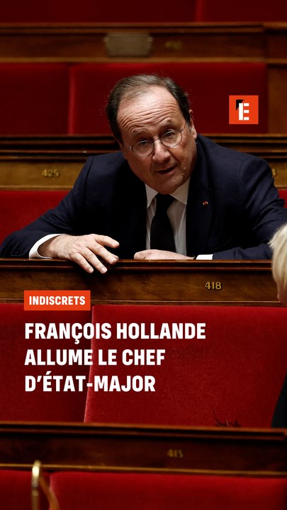 François Hollande allume le chef d'état-major