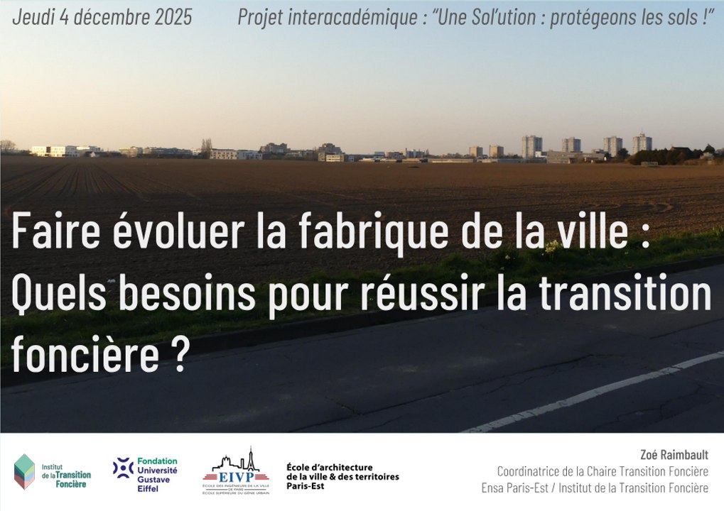 [PIA Sol] Webinaire Zoé Raimbault