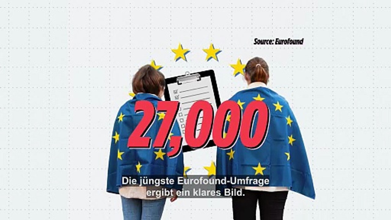 Wem vertrauen die Menschen: Der EU oder ihren nationalen Regierungen?