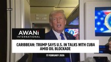 Trump says U.S. in talks with Cuba amid oil blockade