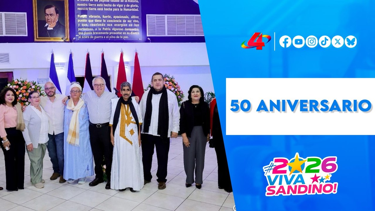 Nicaragua conmemora 50 años de la República Árabe Saharaui Democrática 🇳🇮🤝🇪🇭