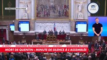 Une minute de silence observée à l'Assemblée nationale en hommage à Quentin Deranque