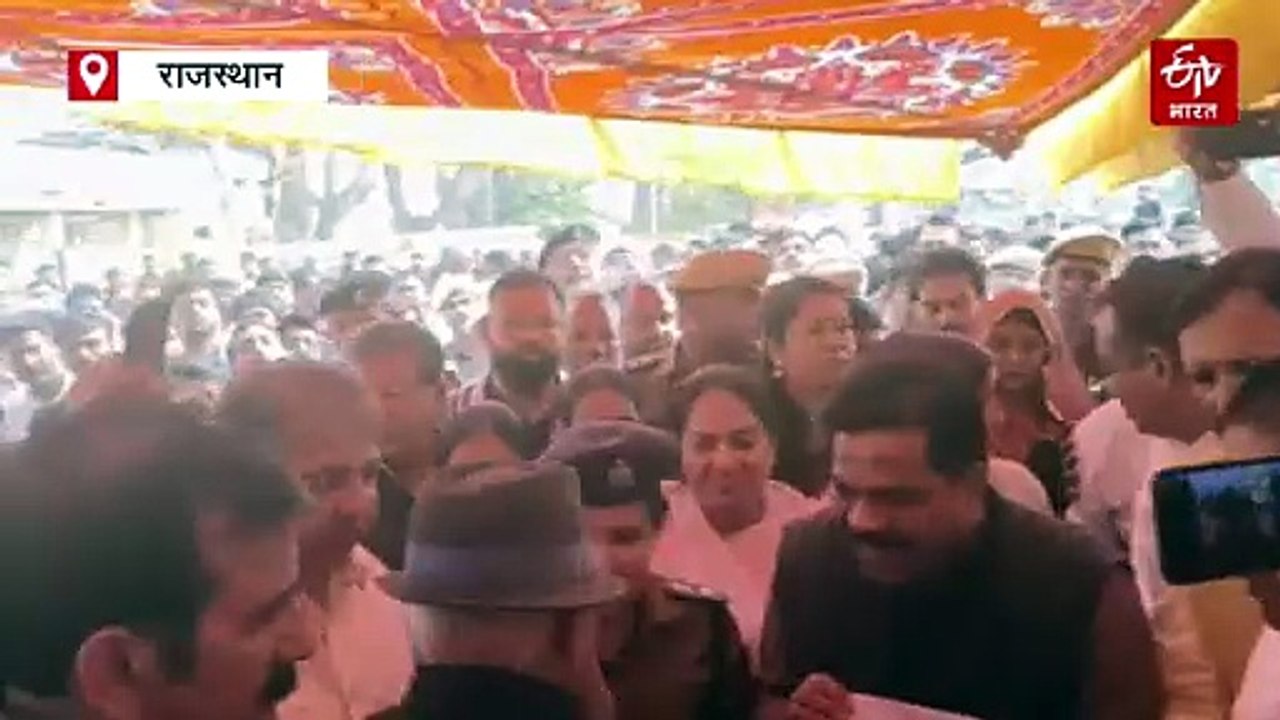 रोहित गोदारा गैंग की भाजपा नेता को रंगदारी की धमकी देने के विरोध में कुचामन बंद, रैली निकाली