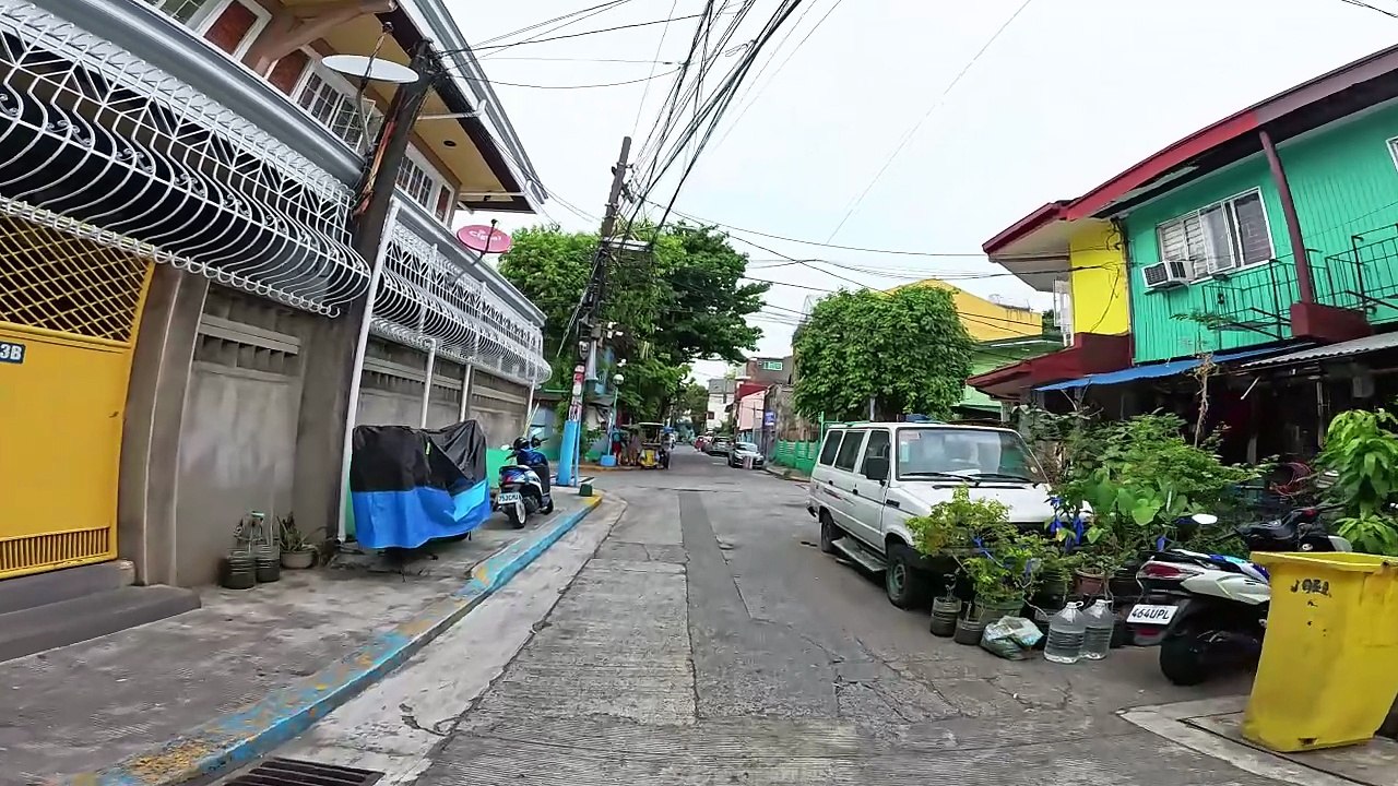 Kasarinlan Street corner Hernandez Street in Manila City in the Philippines