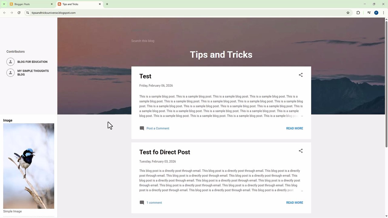 Blogger 55 Blogger Logo Widget