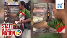 SK Chairman, kinamay at kinapa-kapa ang mga siopao at hotdog sa convenience store | SONA