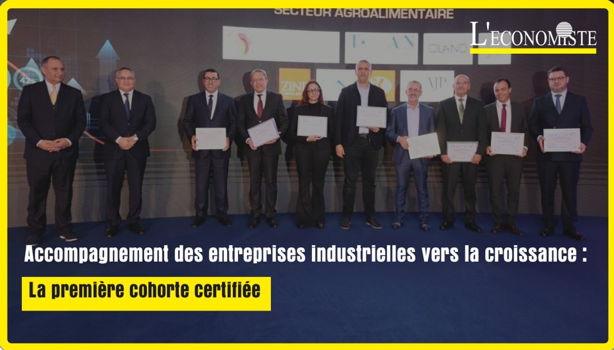 Accompagnement des entreprises industrielles vers la croissance : La première cohorte certifiée