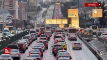 İstanbul'da trafik yoğunluğu yüzde 87'ye ulaştı