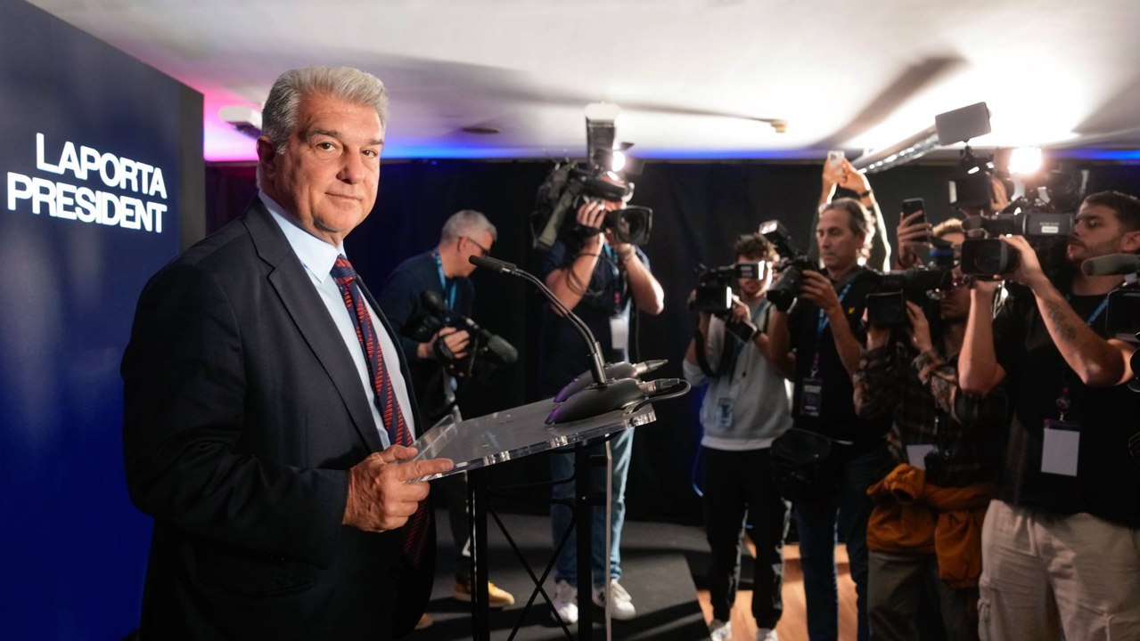 El himno de la candidatura de Joan Laporta, se presenta bajo el lema 'Defensem el Barça'