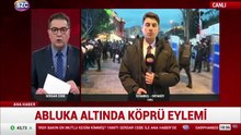 Abluka altında köprü eylemi
