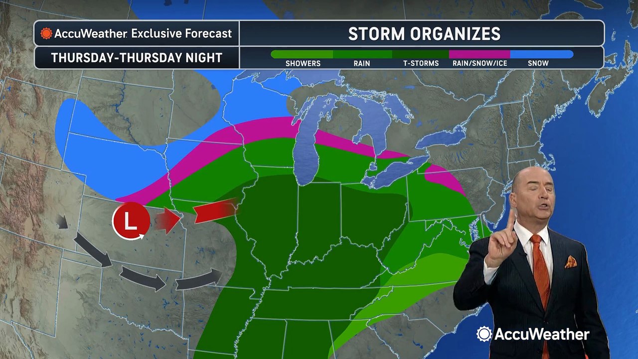 Severe weather expected in the Midwest on Thursday