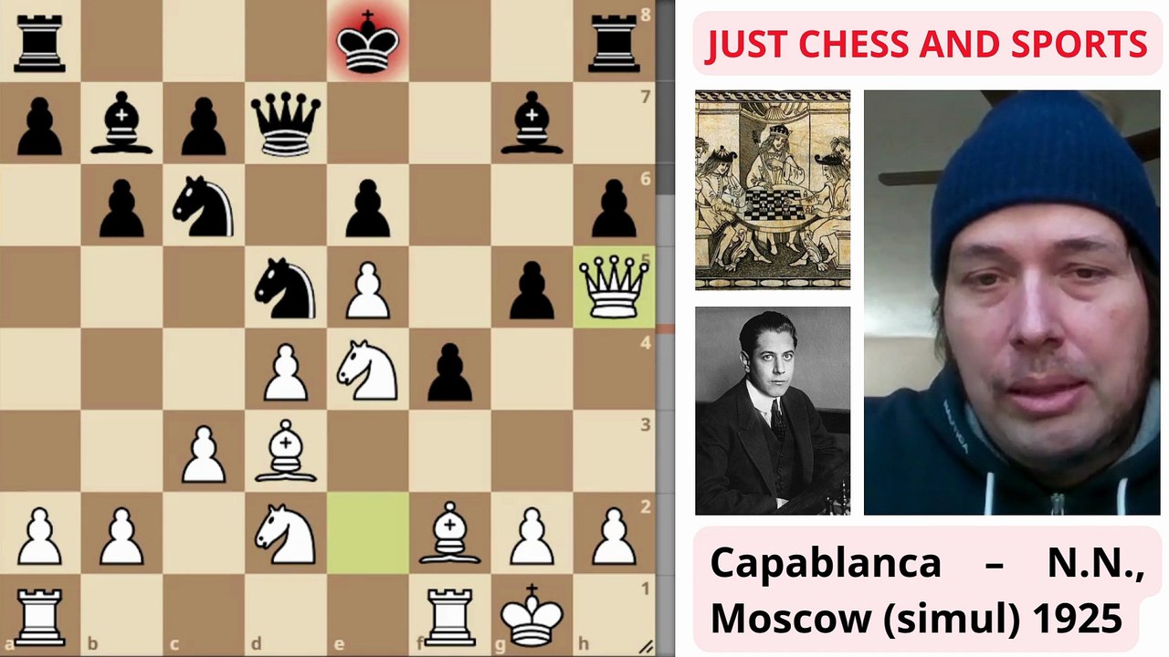 José Raúl Capblanca ganando con tácticas de ajedrez (4)