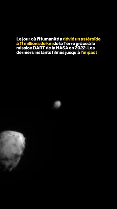 Le jour où l’Humanité a dévié un astéroïde 😳