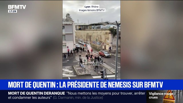Mort de Quentin à Lyon: les images d'une rixe précédant le lynchage du jeune militant