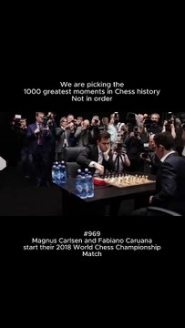 Magnus and Fabiano start their 2018 World Chess Championship Match #chessnetx #chess #magnuscarlsen