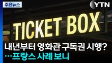 내년부터 영화관 구독권 시행?...프랑스 사례 보니 / YTN