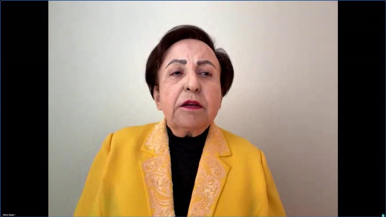 "Ne vous rendez pas complices de ces crimes par votre silence" alerte Shirin Ebadi