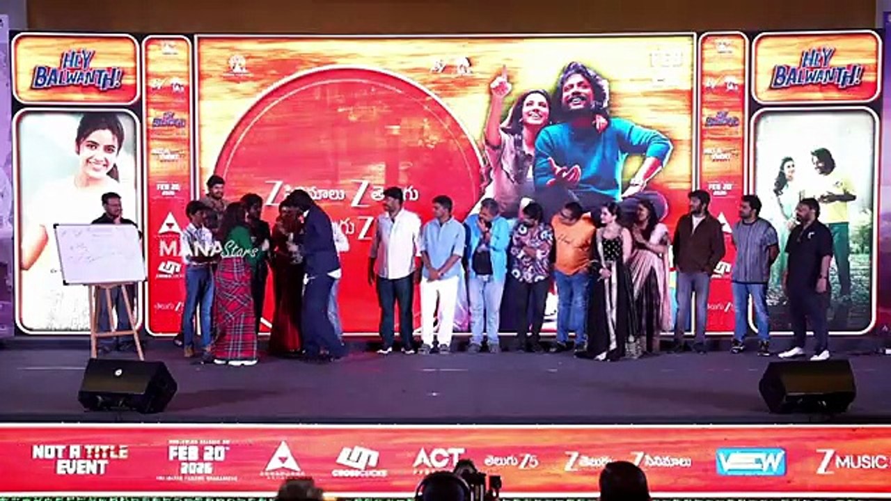 Sundeep Kishan Superb Speech @ #HeyBalwanth Pre Release Event