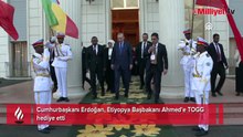 Cumhurbaşkanı Erdoğan Etiyopya Başbakanı Ahmed'e TOGG hediye etti
