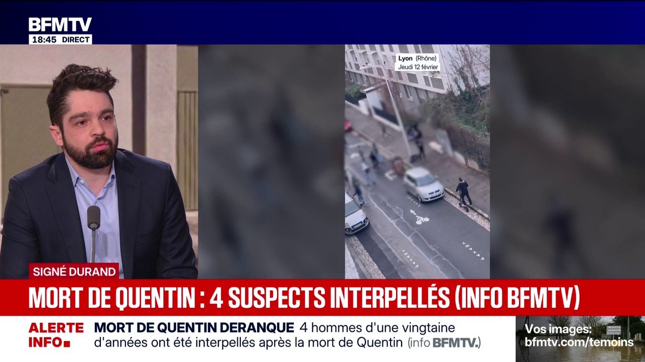 INFO BFMTV. Mort de Quentin: quatre hommes ont été interpellés