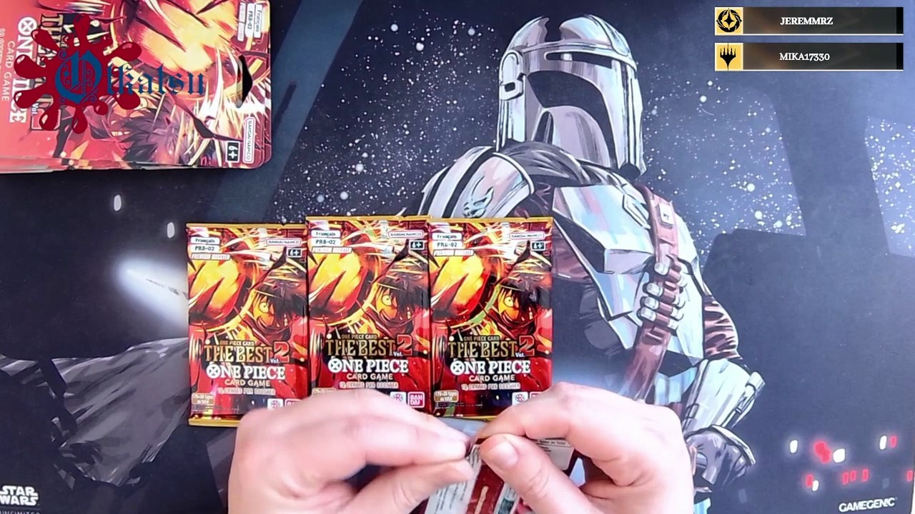 UntapUpkeepDrawFR ouverture 4 boosters One Piece The Best Vol.2